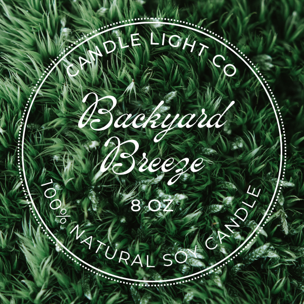 Backyard Breeze candle